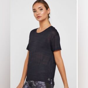 Reebok Black Short Sleeve Women's Tee